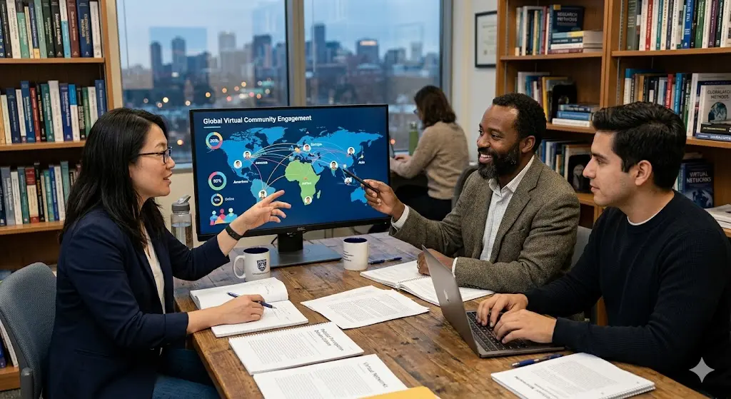 Global Political Research on Virtual Communities