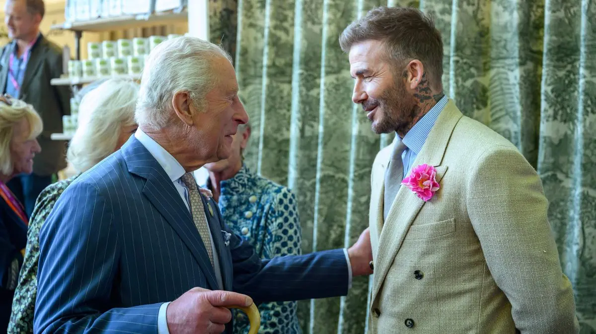 'I met David Beckham at royal event and four-word comment betrayed his true feelings'