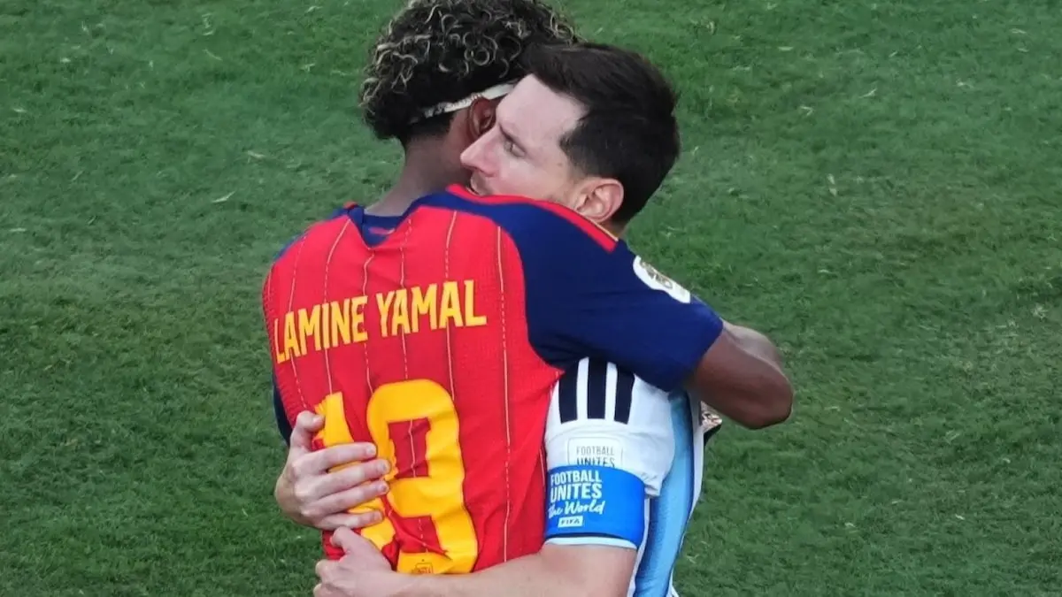 Watch | Lamine Yamal consoles Lionel Messi after Spain beat Argentina in FIFA World Cup final