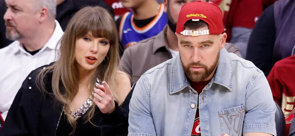 Taylor Swift’s Reaction To Travis Kelce’s Beer-Chug Moment At Cavs Game Sparks Fan Concerns About A ‘Red Flag’