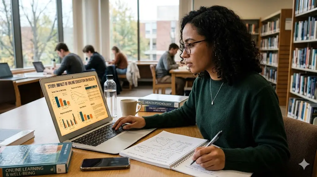 Research Findings About Online Education and Human Health